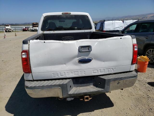 1FTSW2BR7AEA40076 - 2010 FORD F250 SUPER DUTY WHITE photo 6