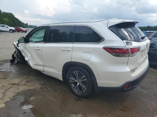 5TDKKRFH8GS136176 - 2016 TOYOTA HIGHLANDER XLE WHITE photo 2