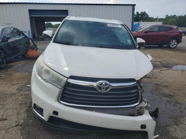 5TDKKRFH8GS136176 - 2016 TOYOTA HIGHLANDER XLE WHITE photo 5
