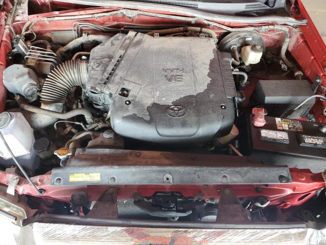 3TMJU4GN3FM192263 - 2015 TOYOTA TACOMA DOUBLE CAB PRERUNNER RED photo 11