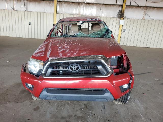 3TMJU4GN3FM192263 - 2015 TOYOTA TACOMA DOUBLE CAB PRERUNNER RED photo 5