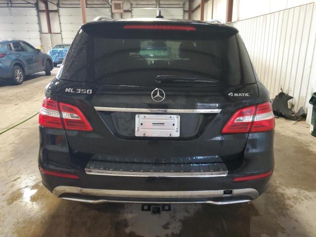 4JGDA5HBXFA569681 - 2015 MERCEDES-BENZ ML 350 4MATIC BLACK photo 6