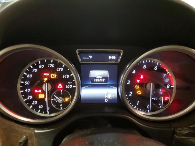 4JGDA5HBXFA569681 - 2015 MERCEDES-BENZ ML 350 4MATIC BLACK photo 9