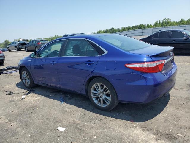 4T1BD1FK8FU170020 - 2015 TOYOTA CAMRY HYBRID BLUE photo 2