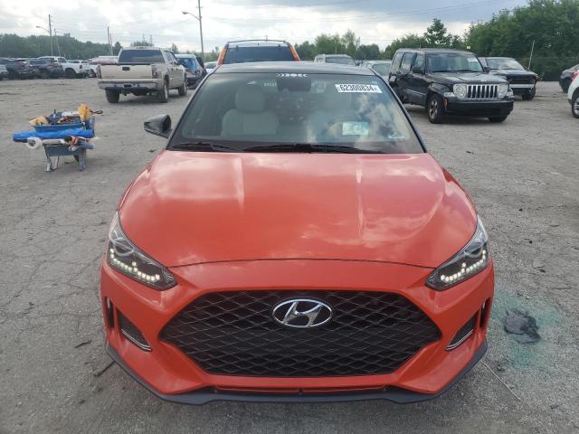 KMHTH6AB6KU008409 - 2019 HYUNDAI VELOSTER TURBO RED photo 5