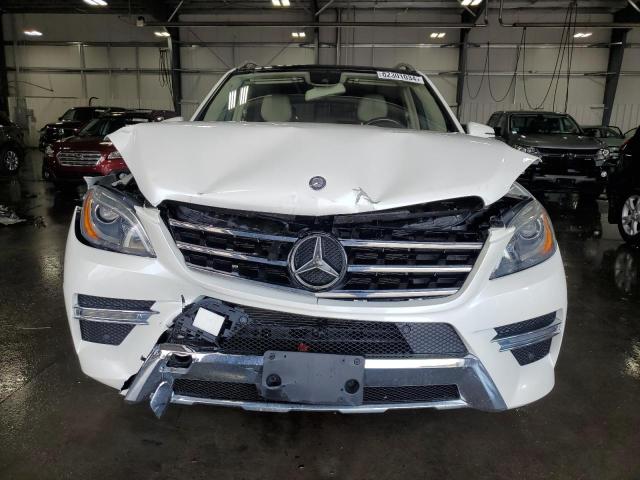 4JGDA5GB4FA486524 - 2015 MERCEDES-BENZ ML 400 4MATIC WHITE photo 5