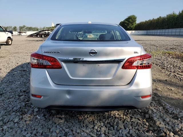 3N1AB7AP3EY288910 - 2014 NISSAN SENTRA S SILVER photo 6