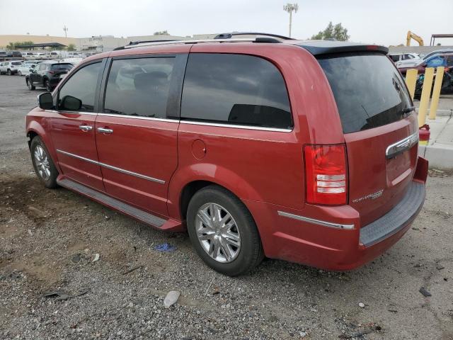 2A8HR64X58R646356 - 2008 CHRYSLER TOWN & COU LIMITED MAROON photo 2