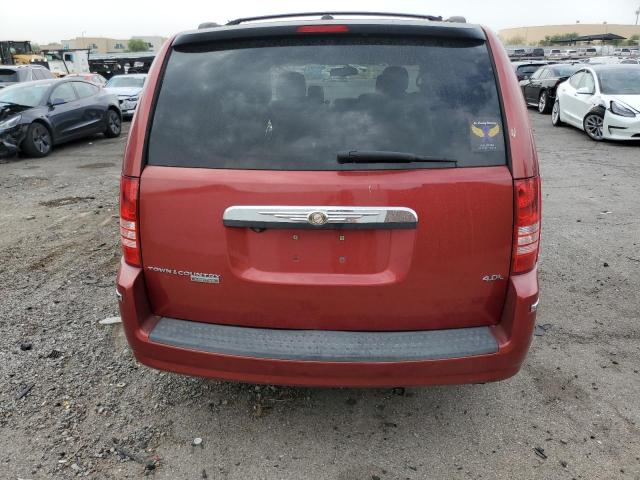 2A8HR64X58R646356 - 2008 CHRYSLER TOWN & COU LIMITED MAROON photo 6