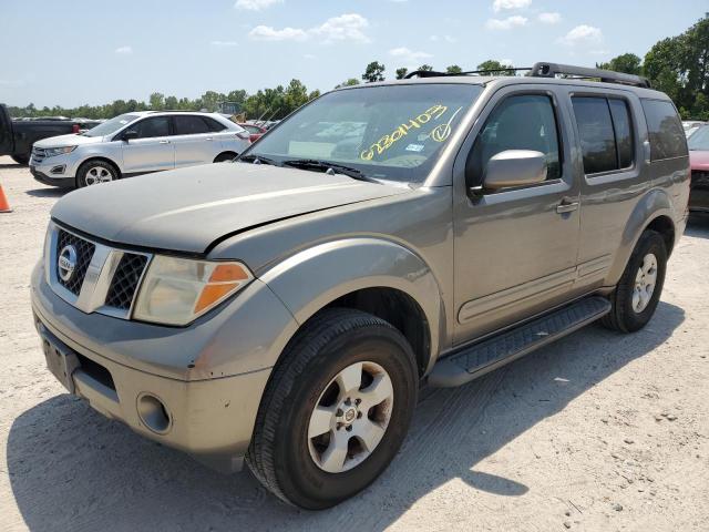 5N1AR18U46C636575 - 2006 NISSAN PATHFINDER LE TAN photo 1