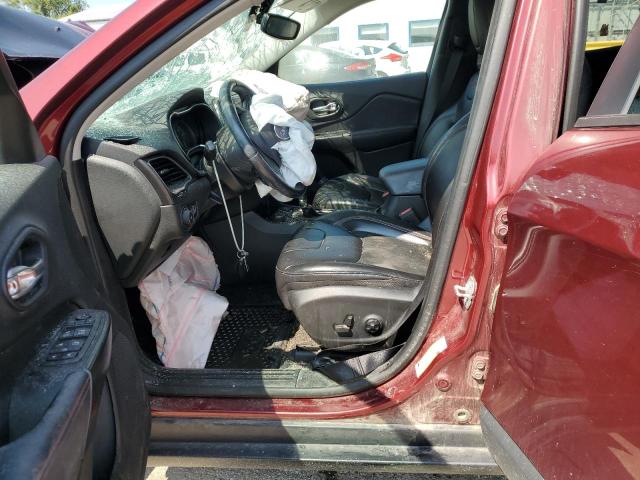 1C4PJMBX8KD346046 - 2019 JEEP CHEROKEE TRAILHAWK RED photo 7