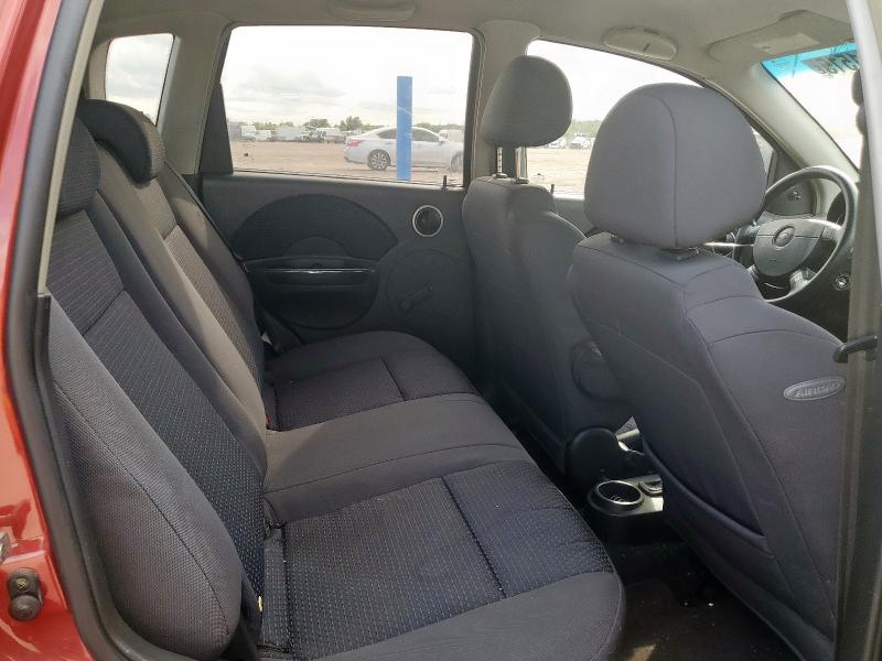KL1TD66697B703022 - 2007 CHEVROLET AVEO BASE Qırmızı foto 10