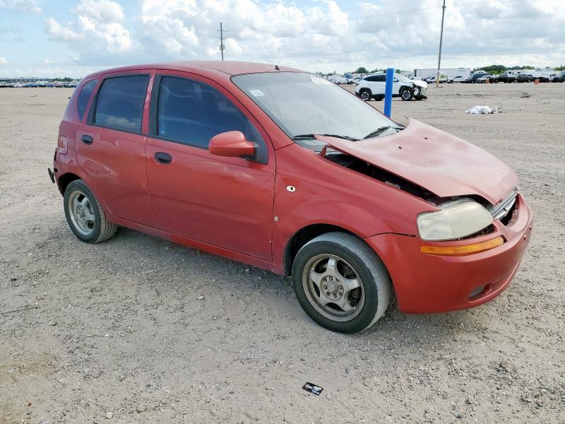 KL1TD66697B703022 - 2007 CHEVROLET AVEO BASE Qırmızı foto 4