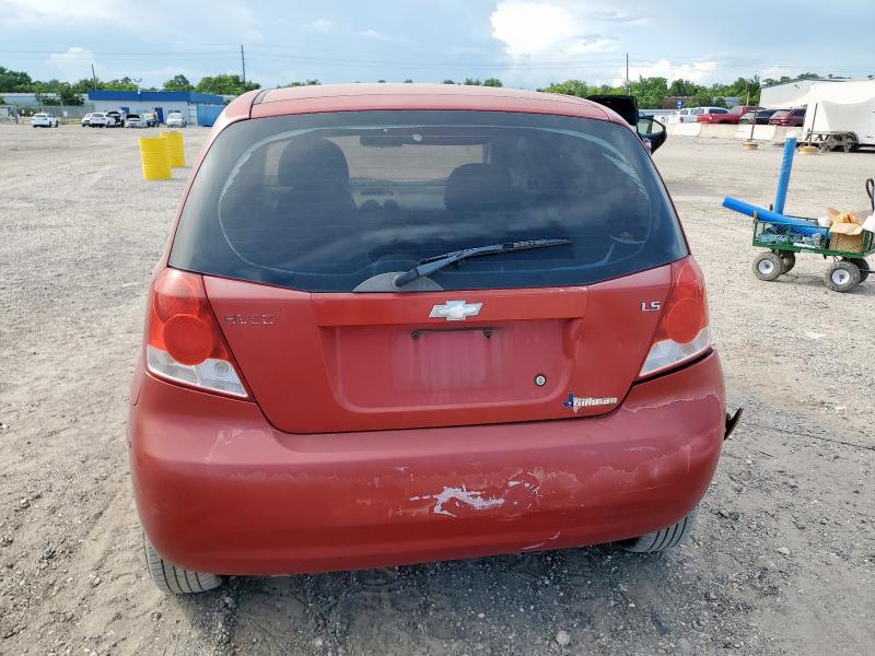 KL1TD66697B703022 - 2007 CHEVROLET AVEO BASE Qırmızı foto 6