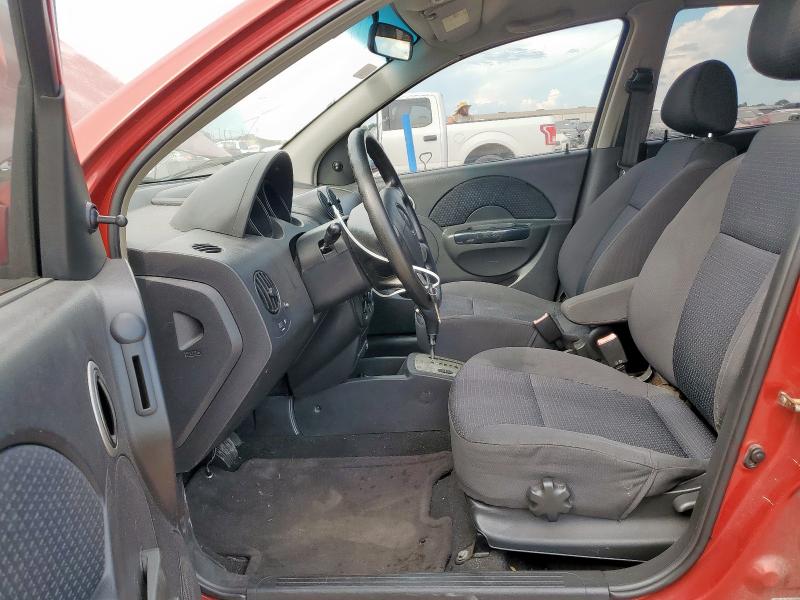 KL1TD66697B703022 - 2007 CHEVROLET AVEO BASE Qırmızı foto 7