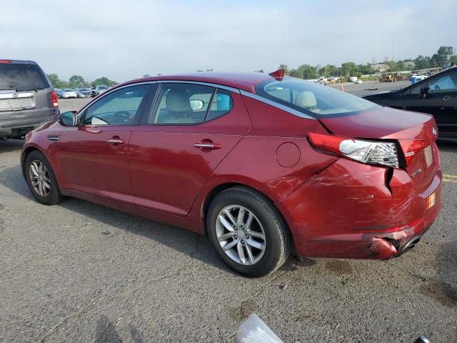 5XXGM4A79DG230274 - 2013 KIA OPTIMA LX RED photo 2