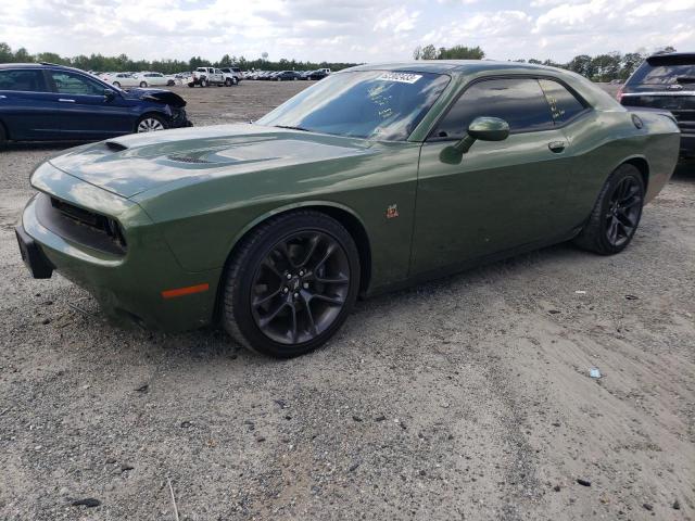 2C3CDZFJ7PH514332 - 2023 DODGE CHALLENGER R/T SCAT PACK GREEN photo 1