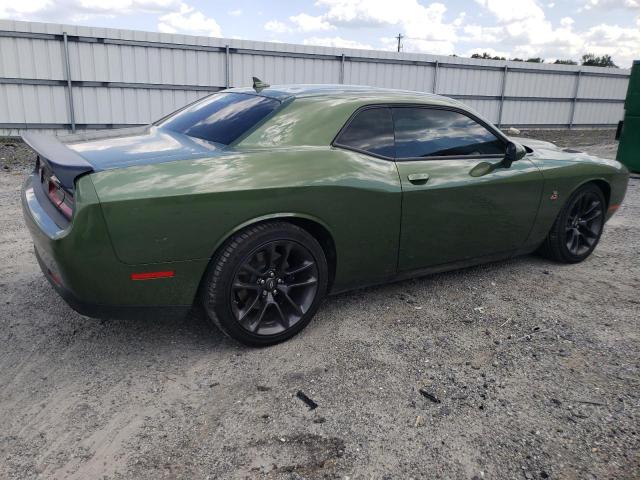 2C3CDZFJ7PH514332 - 2023 DODGE CHALLENGER R/T SCAT PACK GREEN photo 3