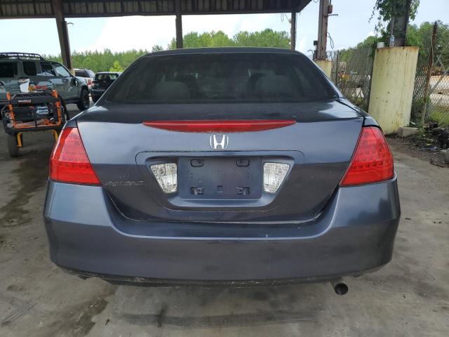 1HGCM56776A137752 - 2006 HONDA ACCORD EX BLUE photo 6