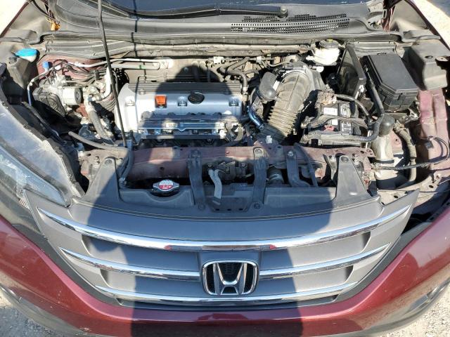 5J6RM4H5XEL056501 - 2014 HONDA CR-V EX BURGUNDY photo 12