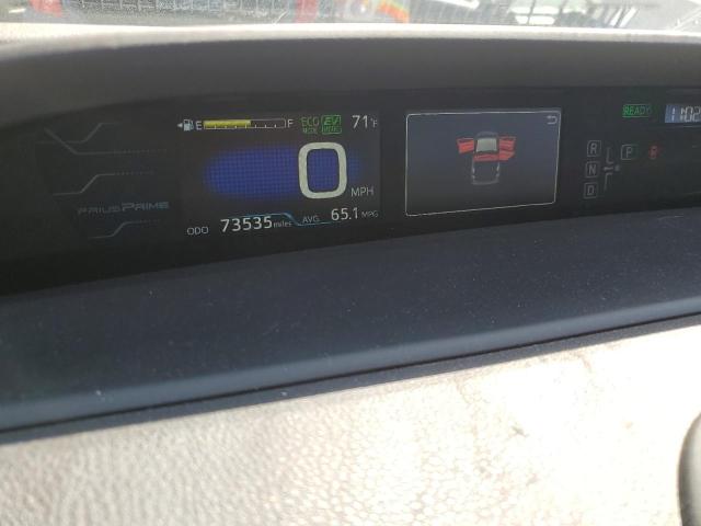 JTDKARFP4J3101959 - 2018 TOYOTA PRIUS PRIM SILVER photo 9