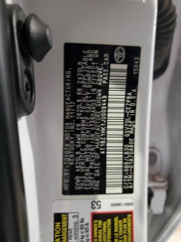 4T1BZ1HK1JU009449 - 2018 TOYOTA CAMRY XSE WHITE photo 12