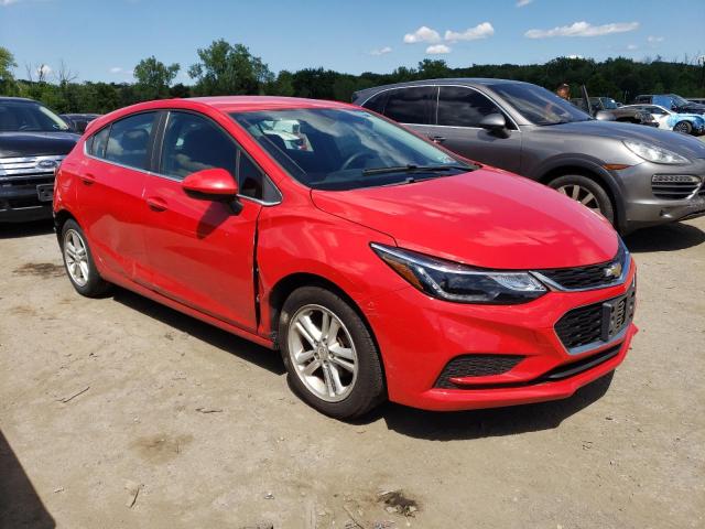 3G1BE6SM7HS547843 - 2017 CHEVROLET CRUZE LT RED photo 4