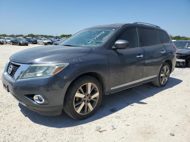 5N1AR2MN0DC651284 - 2013 NISSAN PATHFINDER S GRAY photo 1