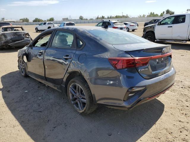 3KPF34ADXME327335 - 2021 KIA FORTE GT LINE GRAY photo 2