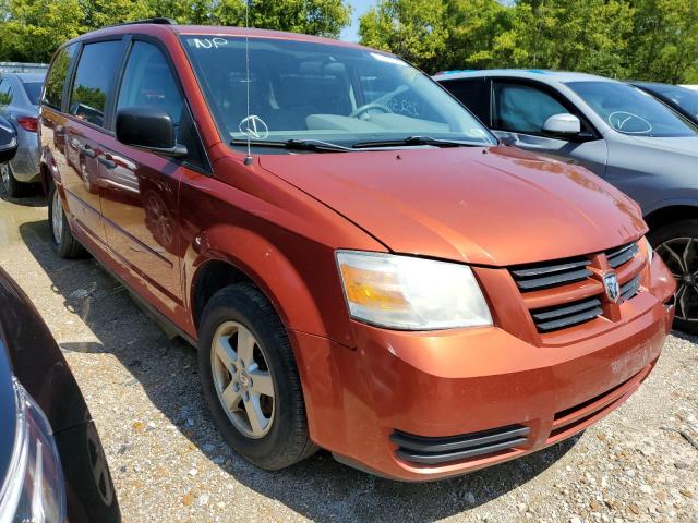 2D8HN44H88R792624 - 2008 DODGE GRAND CARA SE ORANGE photo 1