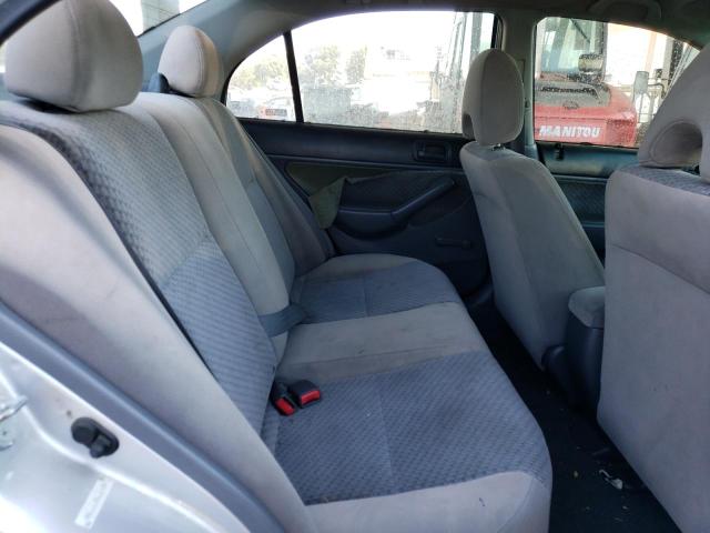 1HGES16335L029992 - 2005 HONDA CIVIC DX VP SILVER photo 10