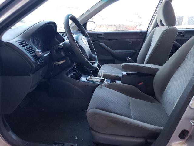 1HGES16335L029992 - 2005 HONDA CIVIC DX VP SILVER photo 7