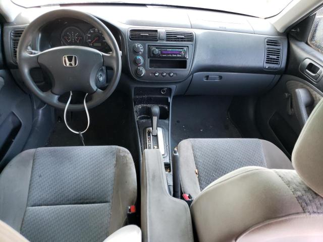 1HGES16335L029992 - 2005 HONDA CIVIC DX VP SILVER photo 8
