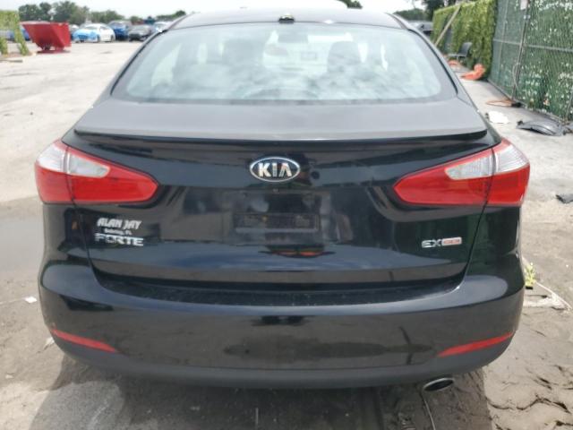 KNAFX4A8XF5356983 - 2015 KIA FORTE EX BLACK photo 6