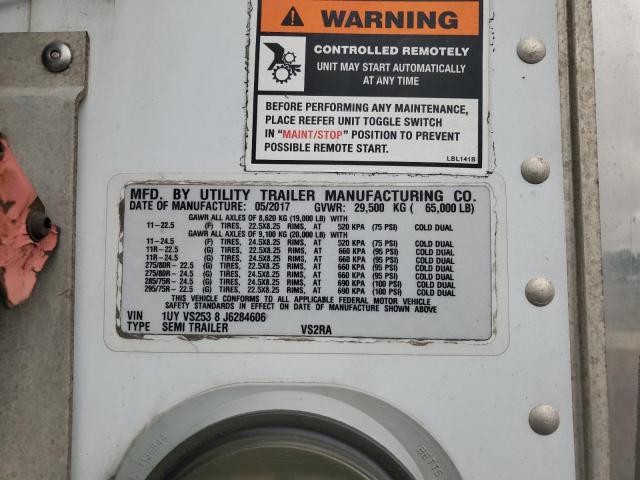 1UYVS2538J6284606 - 2018 UTILITY VS2RA თეთრი ფოტო 10