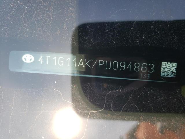 4T1G11AK7PU094863 - 2023 TOYOTA CAMRY SE NIGHT SHADE WHITE photo 12