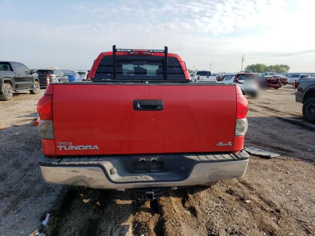 5TBBT54158S463561 - 2008 TOYOTA TUNDRA DOUBLE CAB RED photo 6