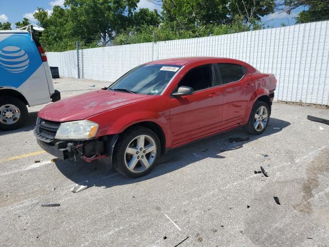 1B3BD4FB1BN540655 - 2011 DODGE AVENGER EXPRESS RED photo 1