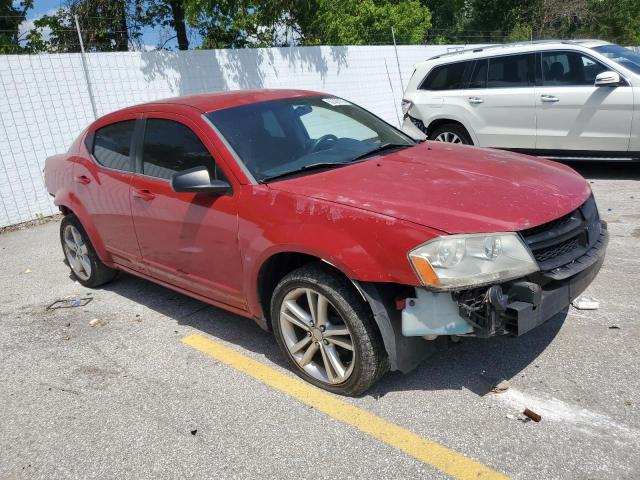 1B3BD4FB1BN540655 - 2011 DODGE AVENGER EXPRESS RED photo 4