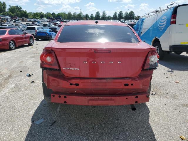 1B3BD4FB1BN540655 - 2011 DODGE AVENGER EXPRESS RED photo 6
