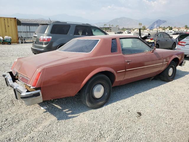 4J57R7Z116603 - 1977 BUICK REGAL MAROON photo 3