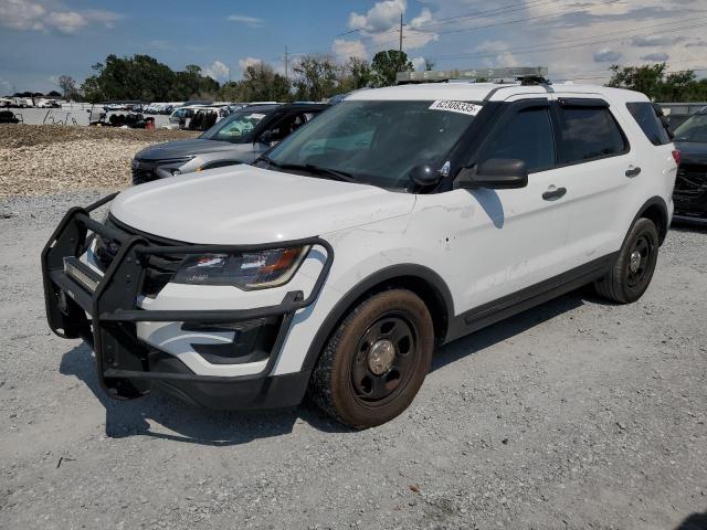 1FM5K8AR5HGD58916 - 2017 FORD EXPLORER POLICE INTERCEPTOR 白色 照片 1