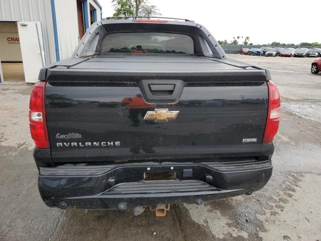 3GNFK12318G146438 - 2008 CHEVROLET AVALANCHE K1500 BLACK photo 6