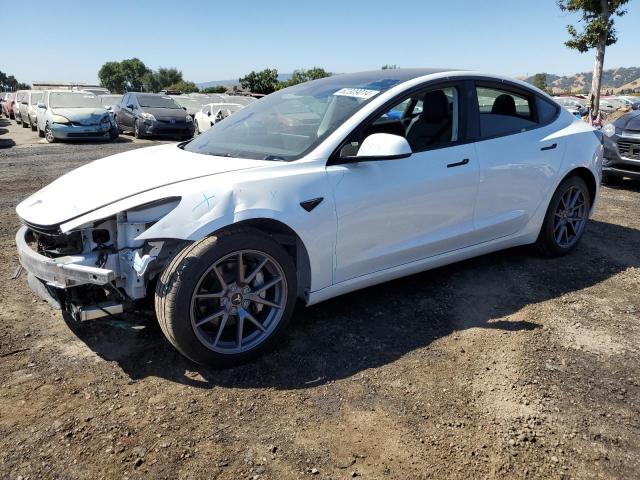 5YJ3E1EA6PF598211 - 2023 TESLA MODEL 3 WHITE photo 1