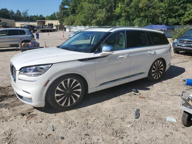 5LMYJ9YY0NNL00168 - 2022 LINCOLN AVIATOR BLACK LABEL GRAND TOURING WHITE photo 1