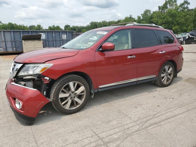 5N1AR2MM0GC615879 - 2016 NISSAN PATHFINDER S BURGUNDY photo 1