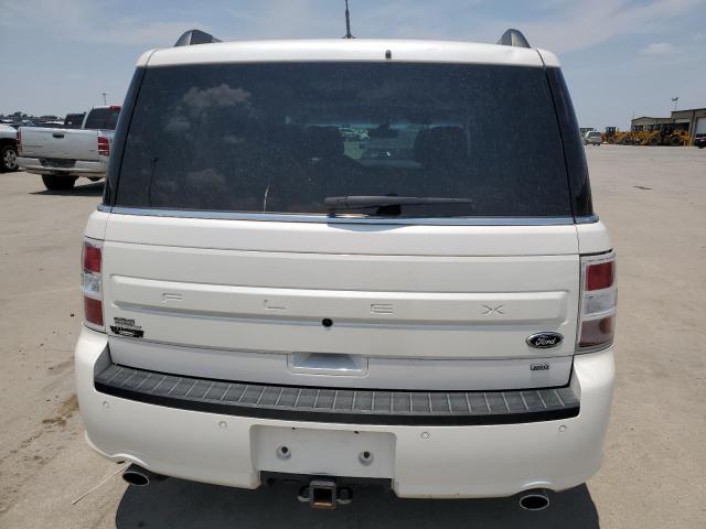 2FMHK6C83KBA31192 - 2019 FORD FLEX SEL WHITE photo 6