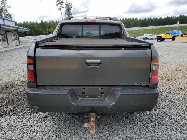 2HJYK16577H519747 - 2007 HONDA RIDGELINE RTL GRAY photo 6