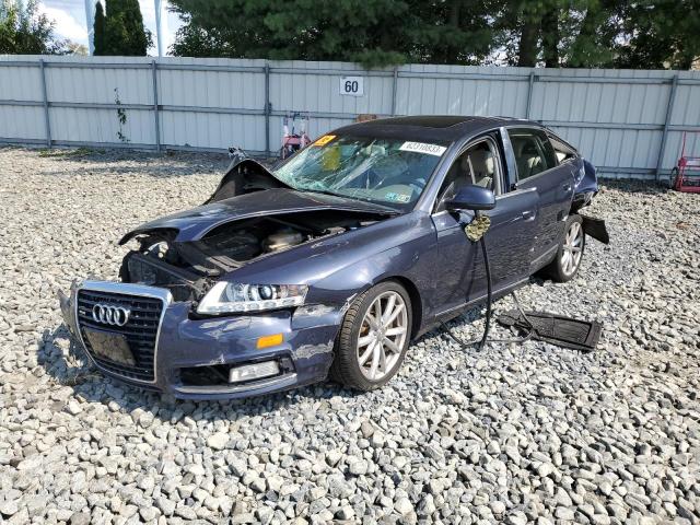 WAUKGAFB6AN085849 - 2010 AUDI A6 PRESTIGE BLUE photo 1