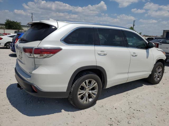 5TDKKRFH9FS050129 - 2015 TOYOTA HIGHLANDER XLE WHITE photo 3